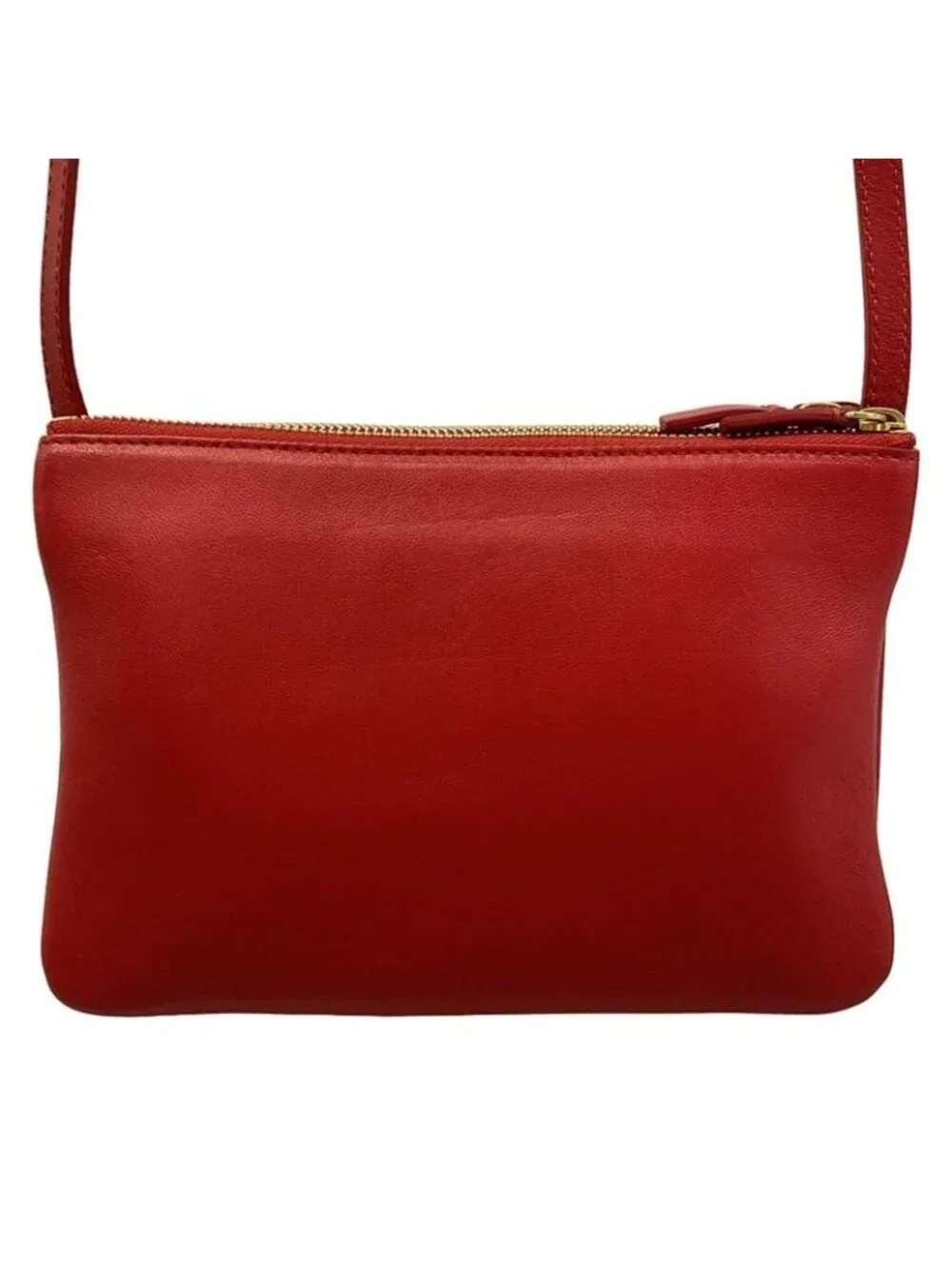 Celine Shoulder Bag Trio Red Leather - Picture 3 of 15